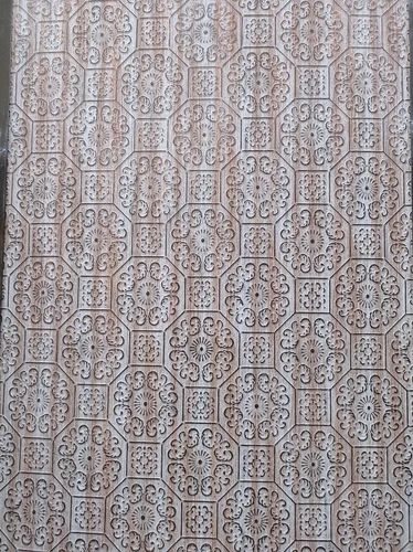 Ornate carved lattice-pattern decorative panel
